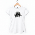 TEAM PADEL DIREITA — Frente — Feminina · Branco
