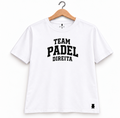 TEAM PADEL DIREITA — Frente — Masculina · Branco
