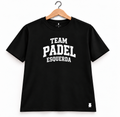 TEAM PADEL ESQUERDA — Frente — Masculina · Preto