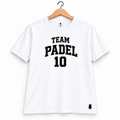 TEAM PADEL 10 — Frente — Masculina · Branco
