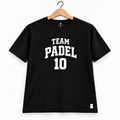 TEAM PADEL 10 — Frente — Masculina · Preto
