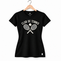 Club de Tennis - Feminina Preto - Frente
