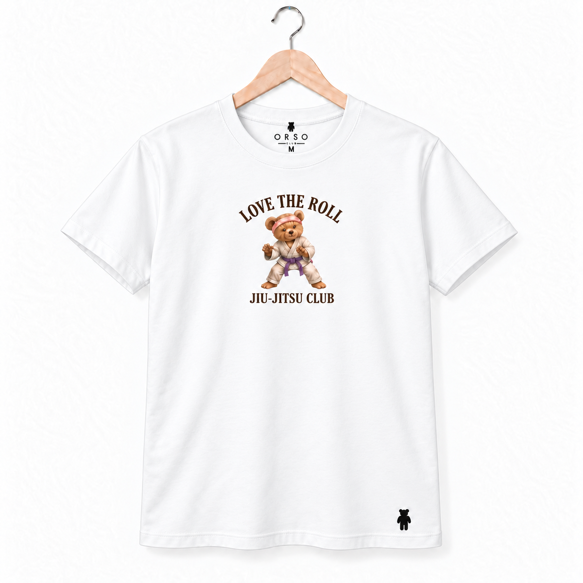 Love the Roll — masculina Branco — Frente