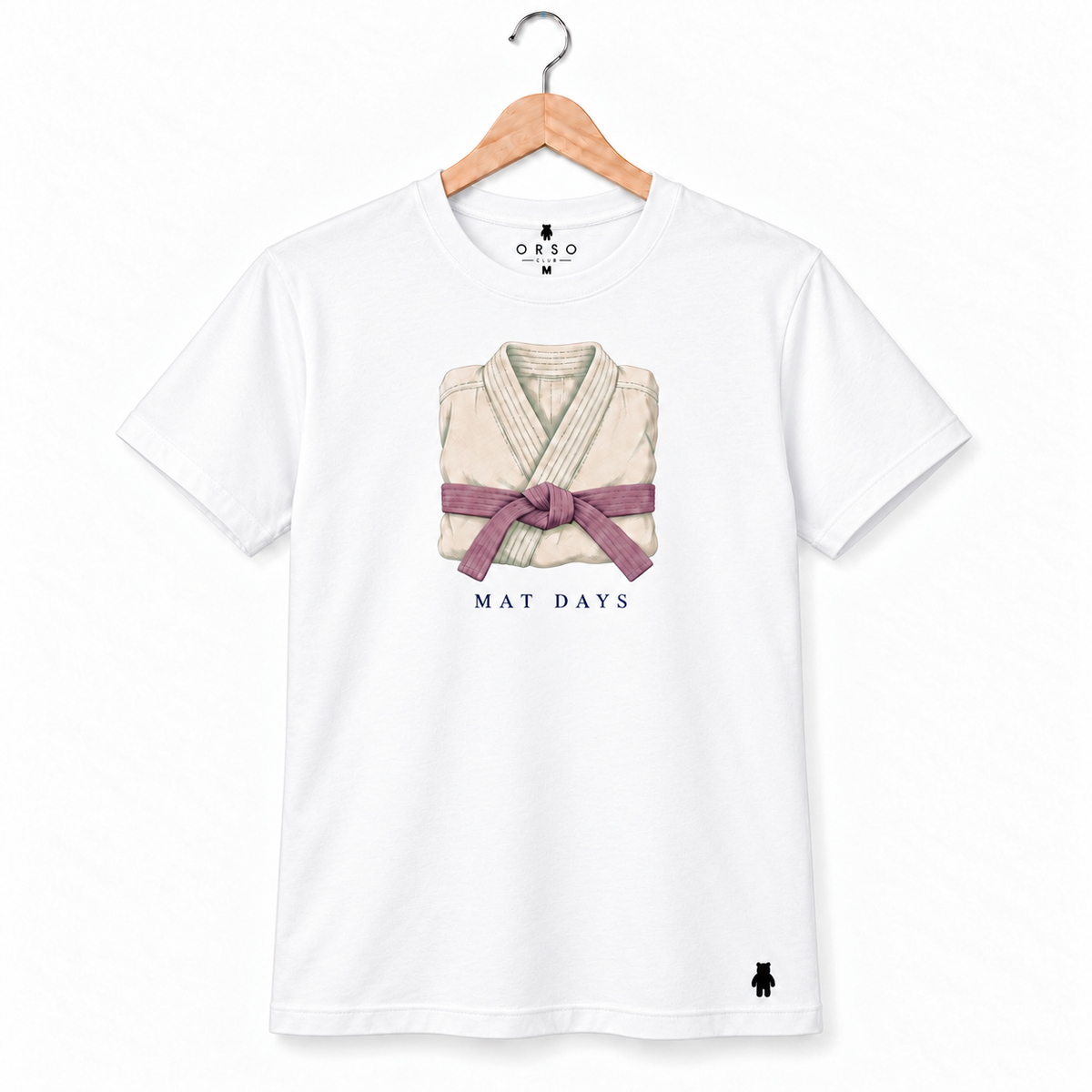 Mat Days — masculina Branco — Frente