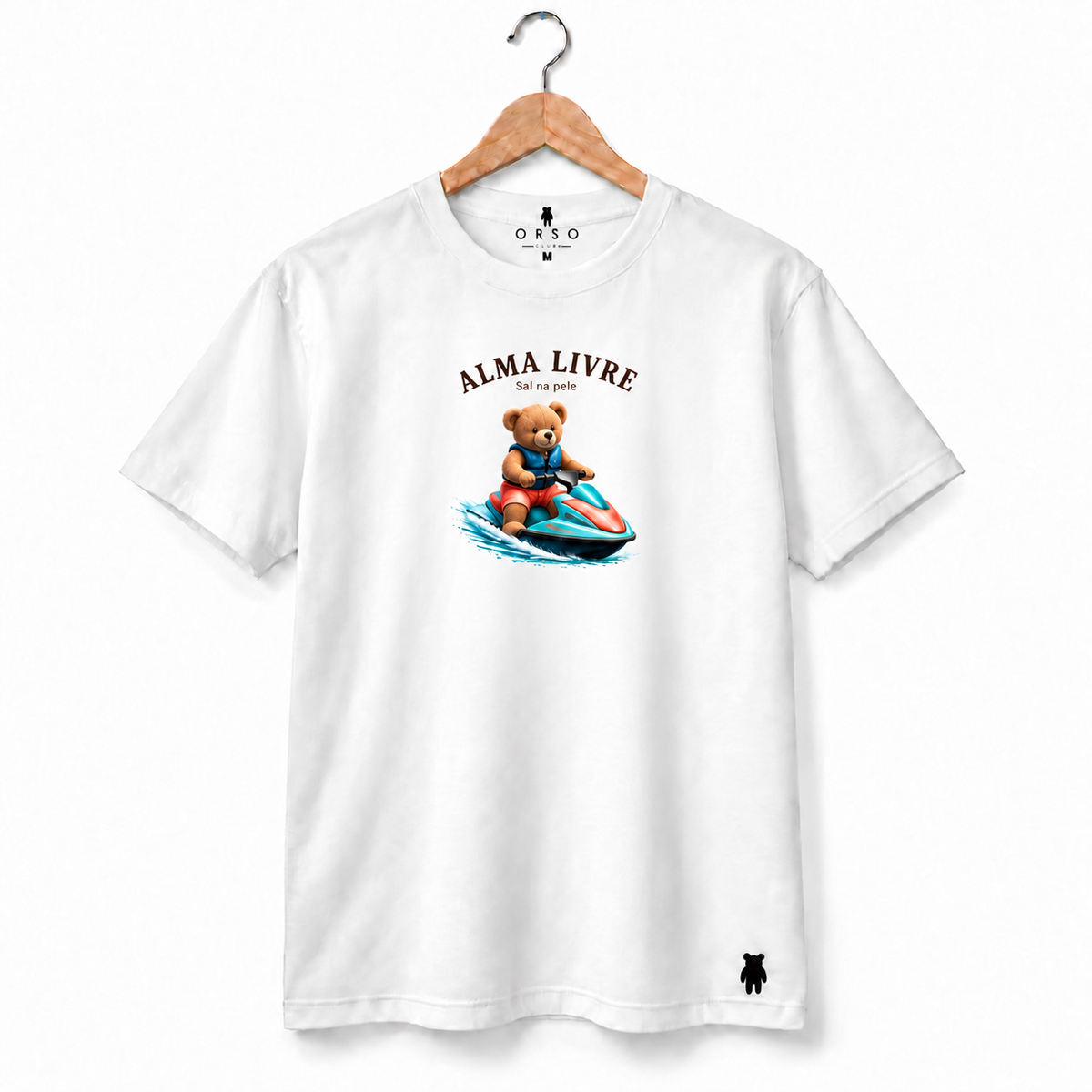 ALMA LIVRE — masculina branca — frente