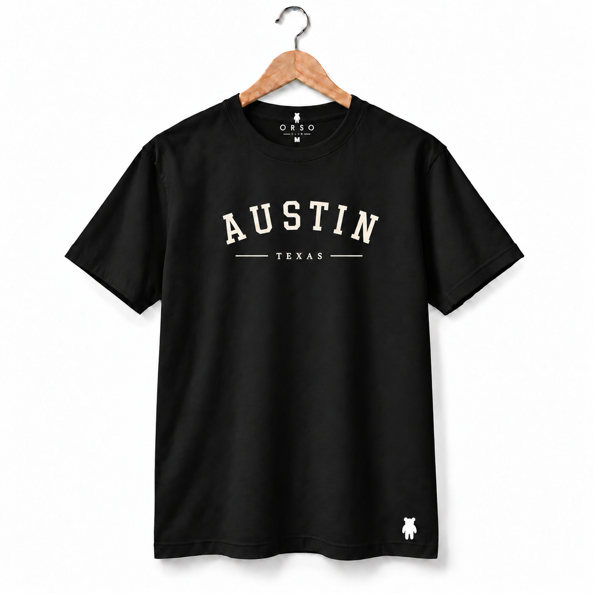AUSTIN — masculina preta — frente