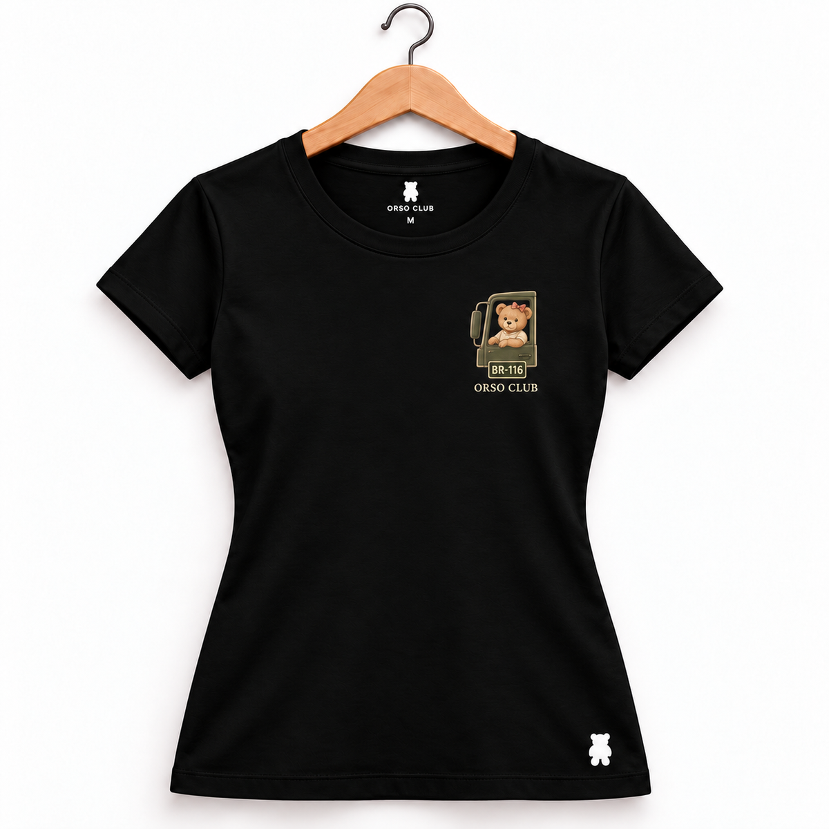 BR-116 — feminina preta — frente