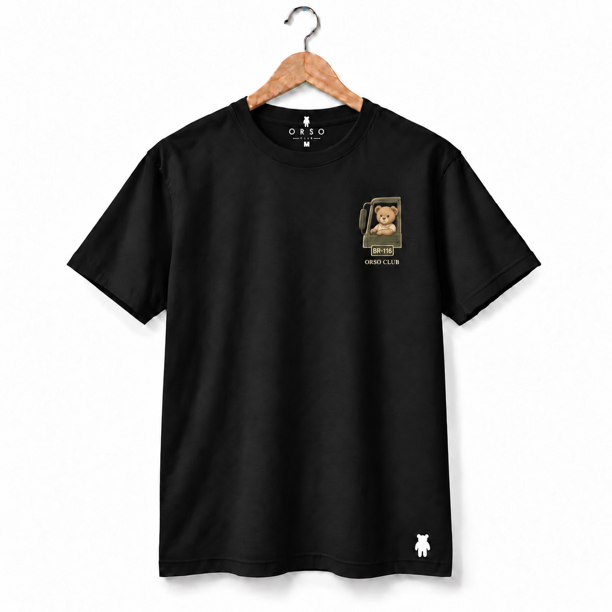 BR-116 — masculina preta — frente