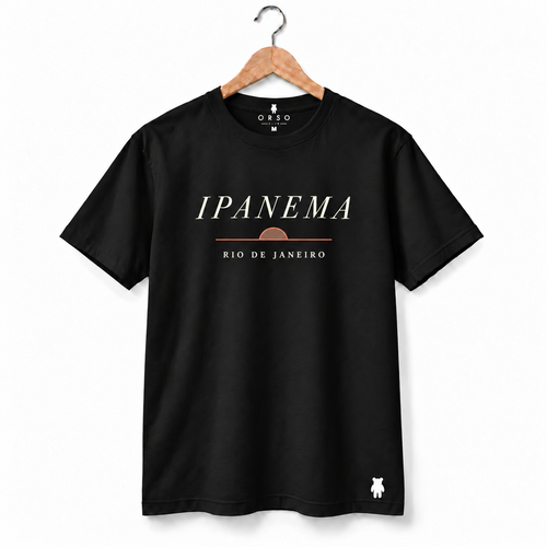 IPANEMA — masculina preta — frente