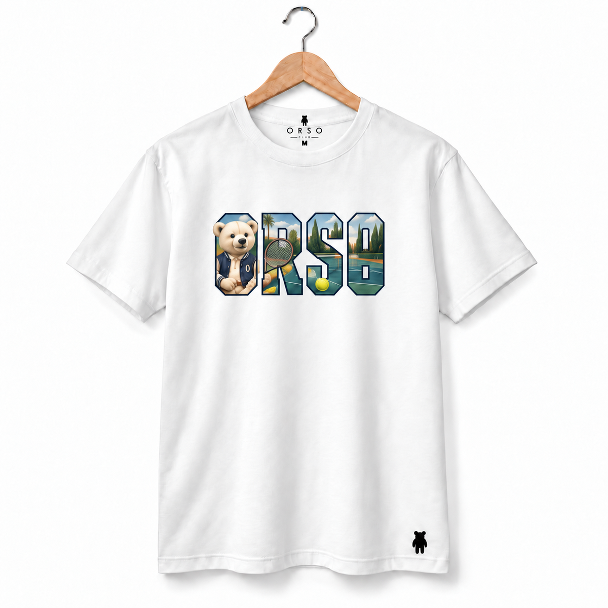 Orso Letras Tênis — masculina branca — frente