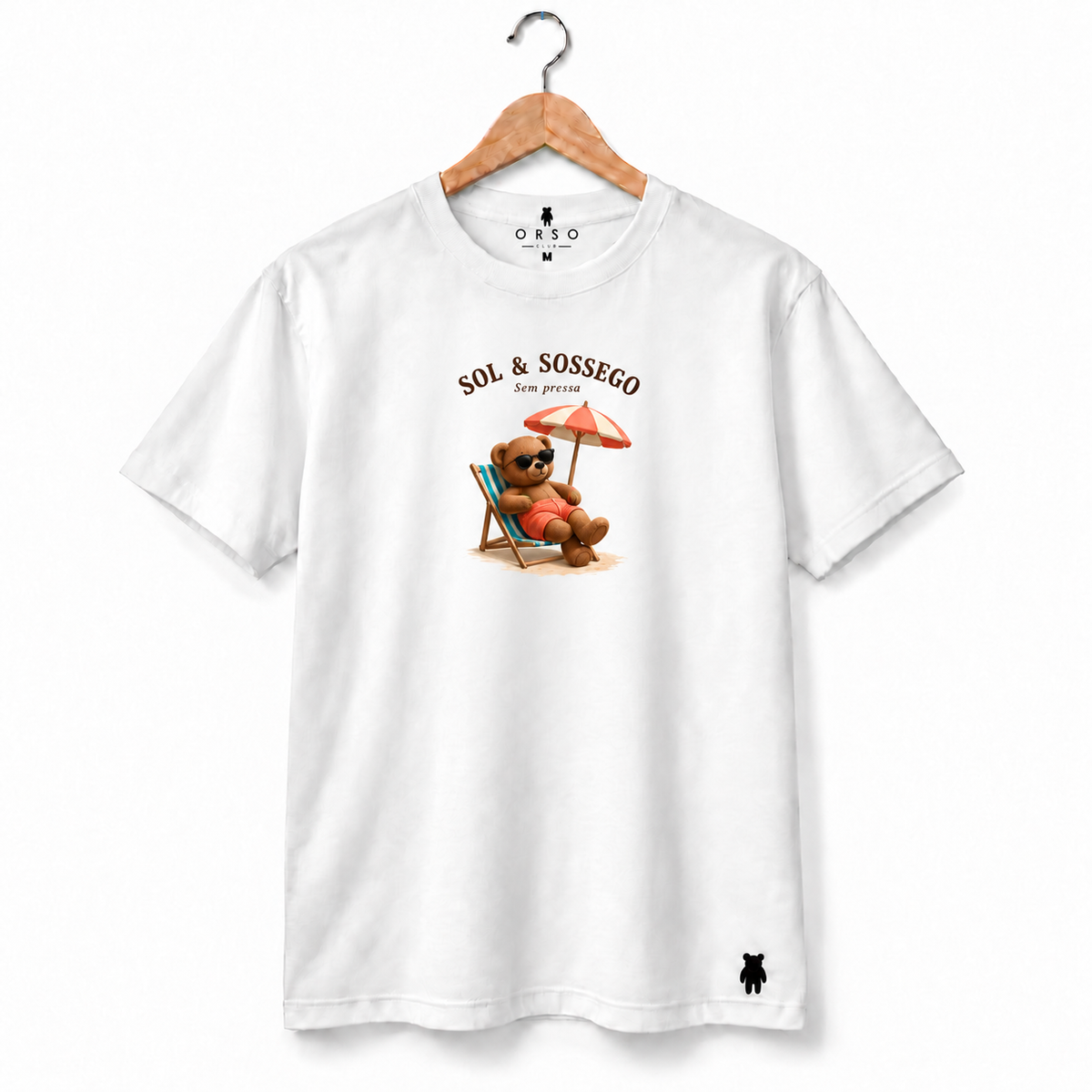 SOL & SOSSEGO — masculina branca — frente