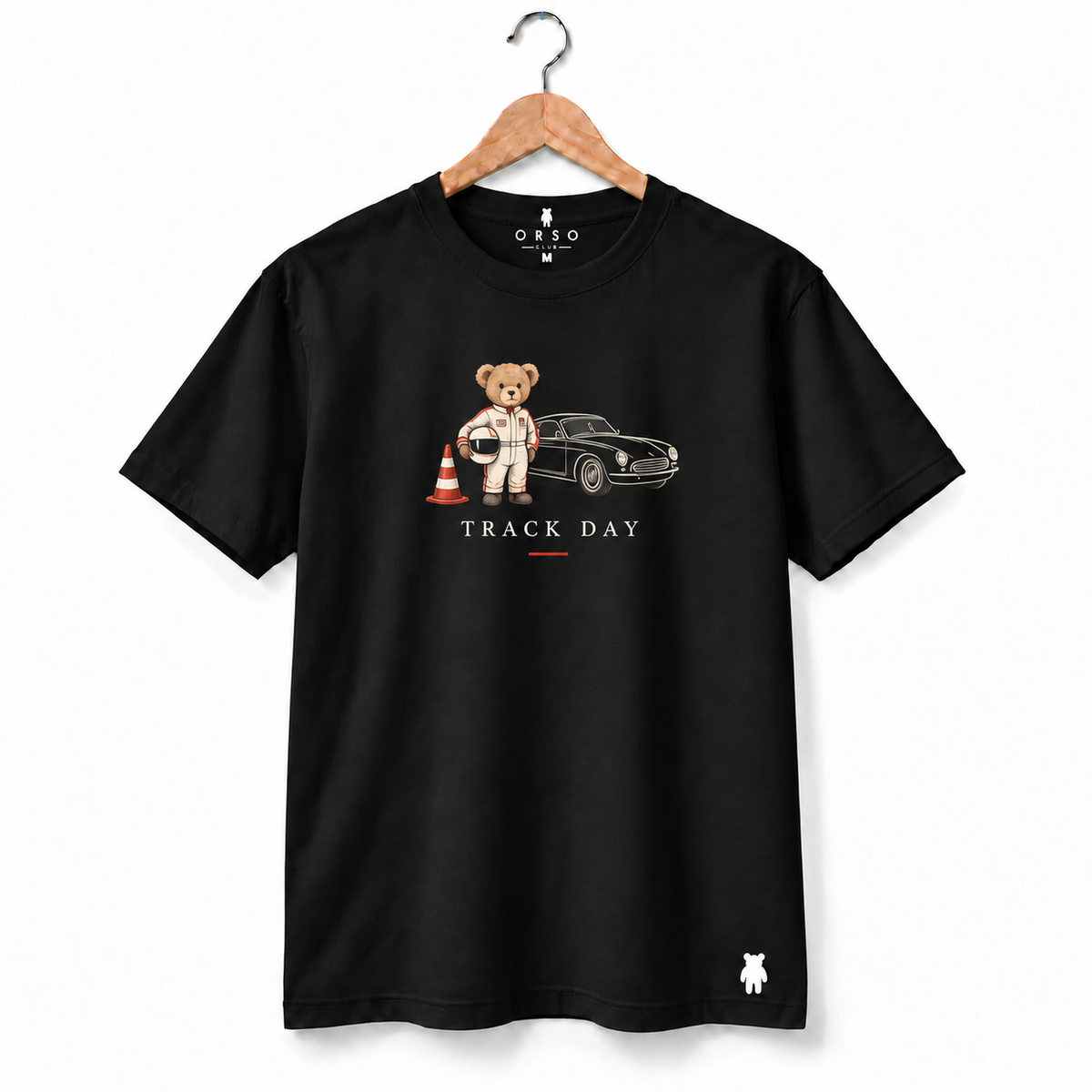 track-day — masculina preta — frente