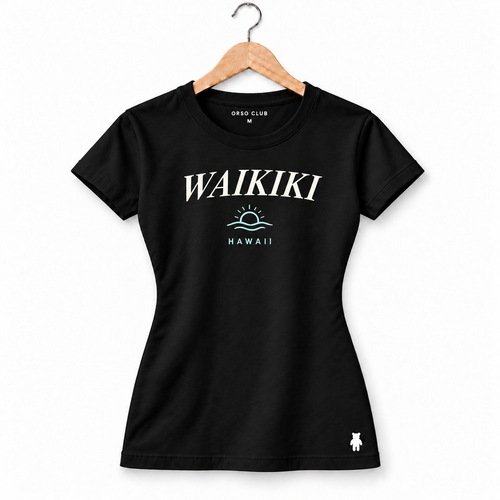 WAIKIKI — feminina preta — frente