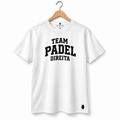 TEAM PADEL DIREITA — masculina branco — frente