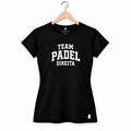 TEAM PADEL DIREITA — Frente — Feminina · Preto
