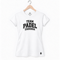 TEAM PADEL ESQUERDA — Frente — Feminina · Branco