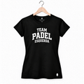 TEAM PADEL ESQUERDA — Frente — Feminina · Preto
